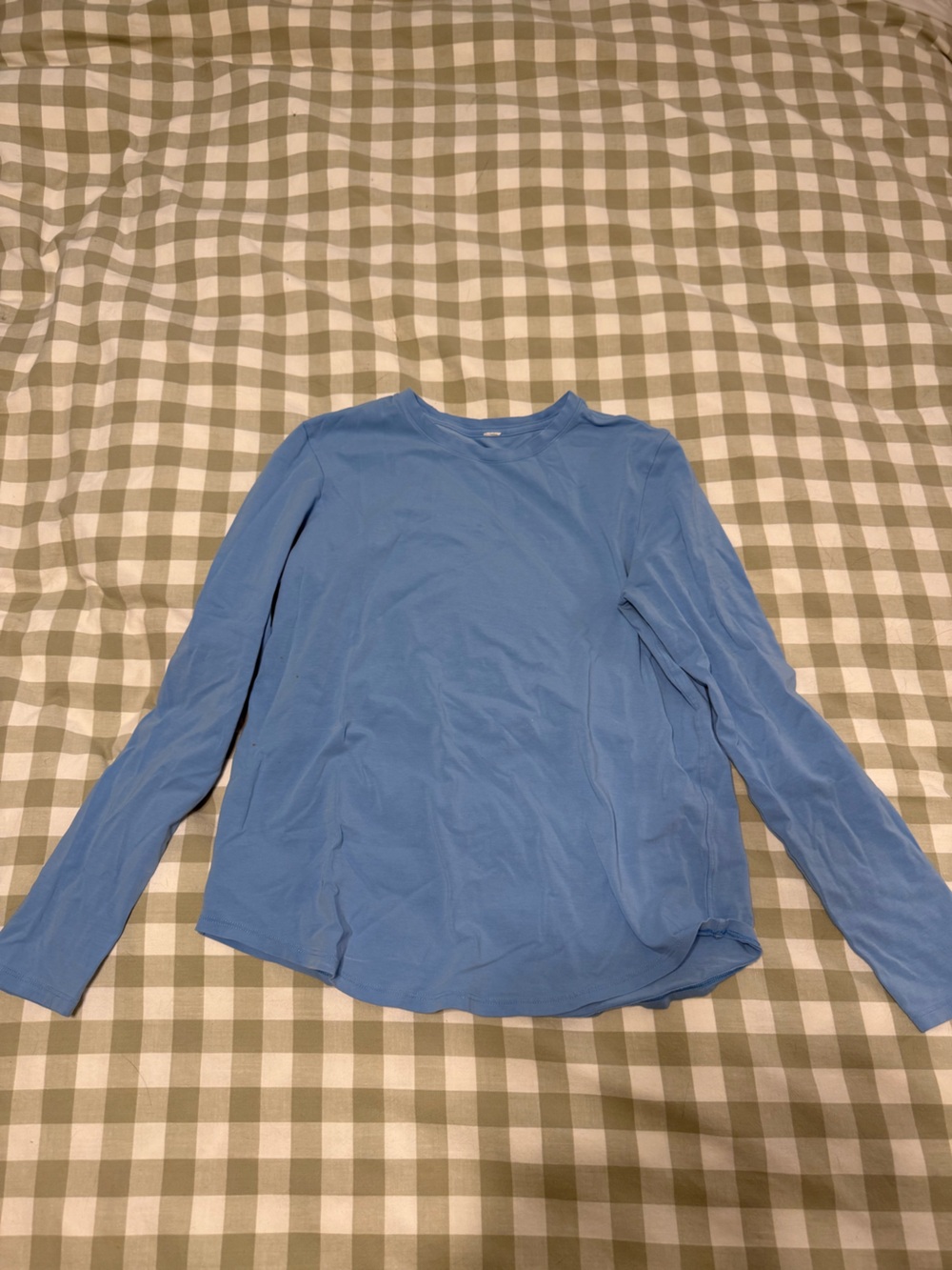 lululemon athletica Light Blue Long-Sleeve Crew